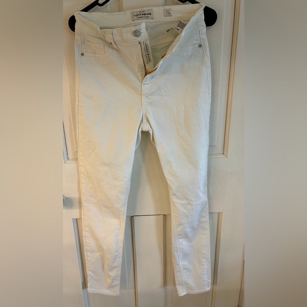 Lucky Brand Bridgette Skinny Jeans White Size 6/28